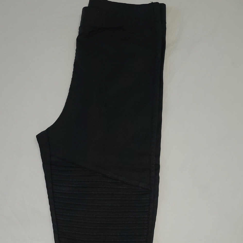 Biker Style Urban Heritage Black Pants